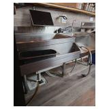 Advance Tabco 5ft Stainless Steel Bar Sink With Right Side Drain Board