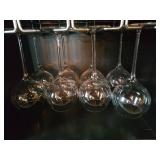 Crystal Red Wine Glasses - Set of  8