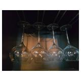 Crystal Red Wine Glasses - Set of  8