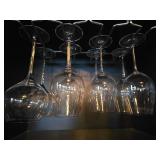 Assorted Crystal Wine Glasses - Set of 8