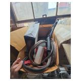 White 4-Tier Metro Shelf W/ Cleaning Supplies & Various Tools