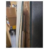 Lot W/ Assorted  Plywood and 56X56in Glass Top