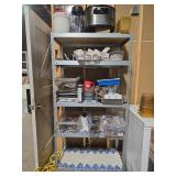 5-Teir Adjustable  Shelf W/ Cambro Containers, Small Wares and More!