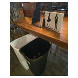 Restroom Sign Set W/ Display Stand