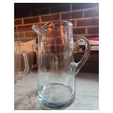 Glass Pitcher Set with Storage Container