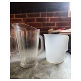 Glass Pitcher Set with Storage Container