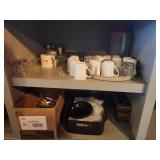 Assorted Lot W/ Holiday Mugs, Glass Tumblers, Serving Board and More!