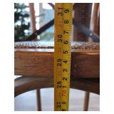 French Bistro Style Bar Set - Round Table with (4) Cross-Back Chairs