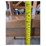 Farmhouse Style Dining Set with (8) X-Back Chairs