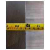 Wooden Dining Set with (6) Cross-Back Chairs