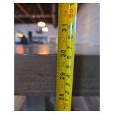 Wooden Dining Set with (6) Cross-Back Chairs