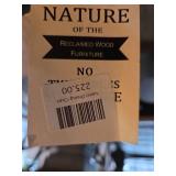 Wooden Dining Set with (6) Cross-Back Chairs