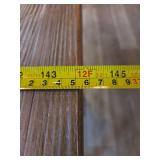 12ft Harvester Table With (12) Cross Back Chairs