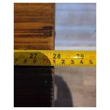 French Country Dining Set with (2) Cane Back Chairs