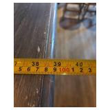 Rustic Rectangle Table with (4) Bar Stools