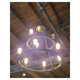 Industrial Double Ring Chandelier