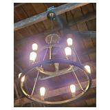 Industrial Double Ring Chandelier