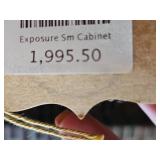 Modern Display Cabinet with Rope-Wrapped Handles