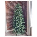 8ft Pre-lit Artificial Christmas Tree