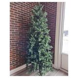 8ft Pre-lit Artificial Christmas Tree