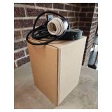 Industrial Pendant Light Fixture with Black Cord