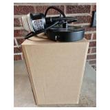 Industrial Pendant Light Fixture with Black Cord