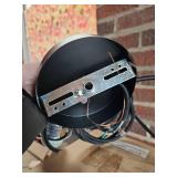 Industrial Pendant Light Fixture with Black Cord