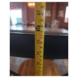 Industrial X-Back Dining Chairs with Wood Seats - Set of 3