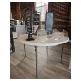 Restaurant Chalkboard Sign Stand Set and 4ft LIFETIME Table