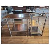 Rational AG Stainless Steel Prep Tables - Set of 2