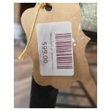 Industrial Steel Cart with Wood Shelf