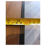 Industrial Steel Cart with Wood Shelf