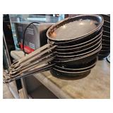 10-inch Round Metal Pans - Set of 10