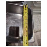 Winco Stainless Steel Steam Table Pans - Set of 12