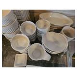 White Ceramic Restaurant Dinnerware Set