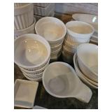 White Ceramic Restaurant Dinnerware Set
