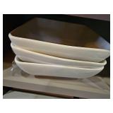 10 Strawberry Street White Porcelain Bowls - Set of 3
