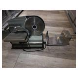 Electric Meat/Deli Slicer and Hand Crank Slicer
