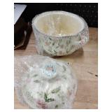 XJL 20cm Floral Enamel Cookware Set