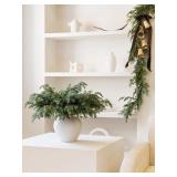 MISSPIN 12 Pcs 21.5 Inches Christmas Cedar Branches, Cedar Artificial Christmas Branches DIY Crafts Faux for Xmas Indoor Outdoor Home Decor