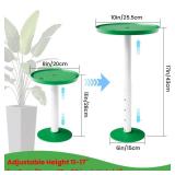 Somcthao Adjustable Height Planter Inserts for Large Pots, Tall Tapered Plant Riser for Inside Pots, (11-17â Rise, 6\" Base, 8\" or 10\" Top) (1-Pack Short Lift 11-17â Rise)