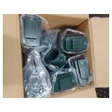 Blissun 360-Degree Rotating Adjustable Christmas Tree Stand, Suitable for Up to 7.5 Feet Artificial Christmas Trees, Dark Green