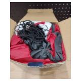 Joiedomi 6 FT Hanging Christmas Inflatables Decoration, Christmas Inflatable Climbing Santa with Build-in LED, Blow Up Santa Yard Decoration for Xmas Party, Roof, Outdoor, Garden, Lawn Decor