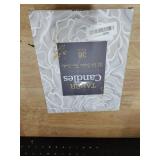 YOROXRG 36 Pack Ivory White Taper Candles, 7-8 Hours Burn Time, Unscented, Smokeless and Dripless, 0.8 x 10 Inch Dinner Candle Set for Household, Wedding, Party and Home DÃ©cor Candlesticks