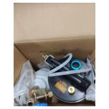 EWK 23-Piece Pneumatic Brake Bleeder Kit, 2L Vacuum Brake Bleeder Pump & 1L Fluid Refilling Bottle, One-Person Brake Fluid Flush System for Cars, Motorcycles, Trucks & ABS Systems