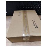 Anwoi Wide Mouth Glass Jars with Airtight Lid 32OZ 4 Pack, Kitchen Storage Large Clear Canister Jars with Hinged Lid with Measurement Marks For Canning,Coffee,Flour,Sugar,Beans