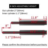 MySit 8\" Office Chair Gas Lift Cylinder Replacement Parts, Heavy Duty 450lbs Long Stroke Hydraulic Pneumatic Shock Piston Universal Size Fits Most Chairs Tall Person, Class 4