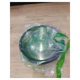 Serentive 1 Pcs Non-Slip Stainless Steel Small Cat Food Bowls - Unbreakable, Thicken 7 Oz Cat Dishes - Indoor, Removable Rubber Base, Easily Clean, Lovely Color