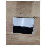 PATIKIL 8\"x2\" Blank Name Plates, 20 Pack Custom Engraved Name Plate Rectangle Laser Engraving Blanks for Personalized Nameplates Office Desk DIY Painting Supplies, Black, White