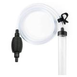 Laifoo 5ft Aquarium Siphon Vacuum Cleaner for Fish Tank Cleaning Gravel & Sand